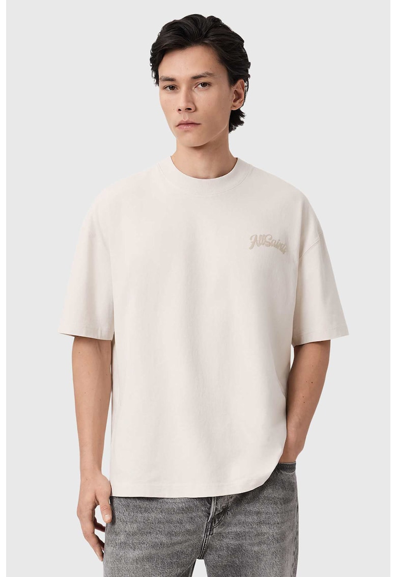 Tricou lejer din bumbac - Bej