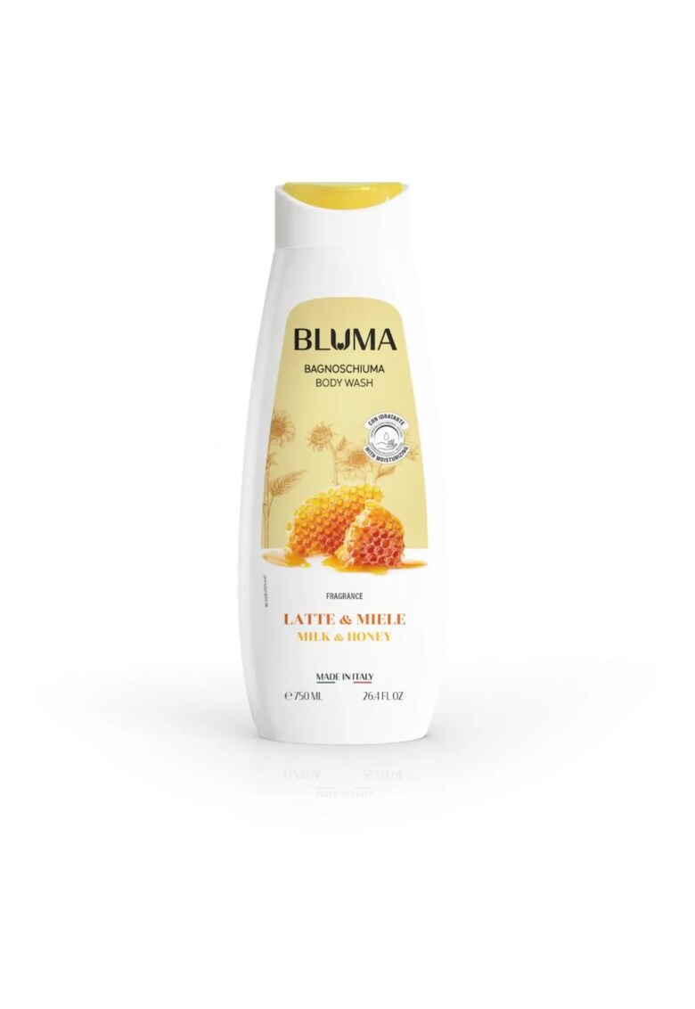 Gel de dus Latte & Miele - 750ml - parfum lapte si miere - unisex