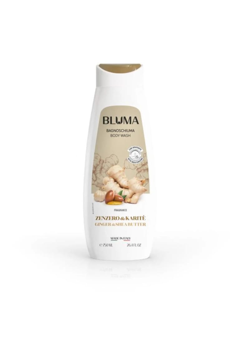 Gel de dus ghimbir & unt de shea - unisex - 750 ml