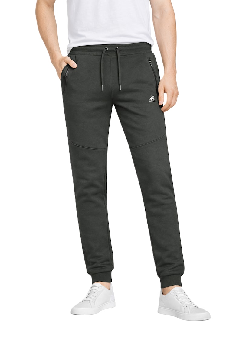 Pantaloni sport cu buzunare si talie ajustabila