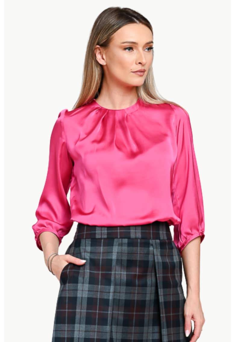 Bluza eleganta office satinata Rosa