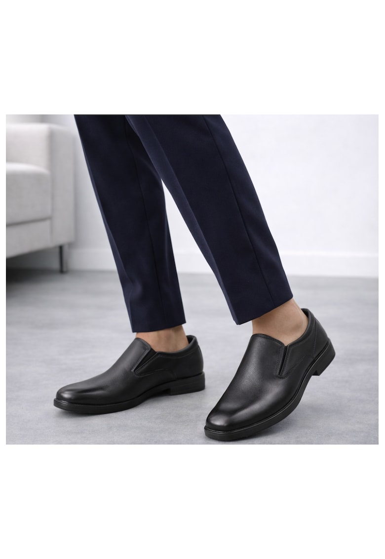 Pantofi eleganti - barbati - DY26107 negru - piele naturala - Negru
