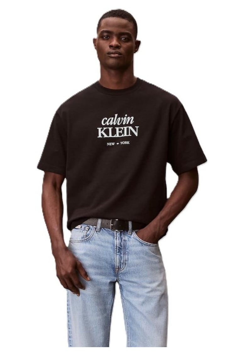Tricou barbati SS 16S CALVIN KLEIN DIAMOND GRAP - Bumbac - Negru -