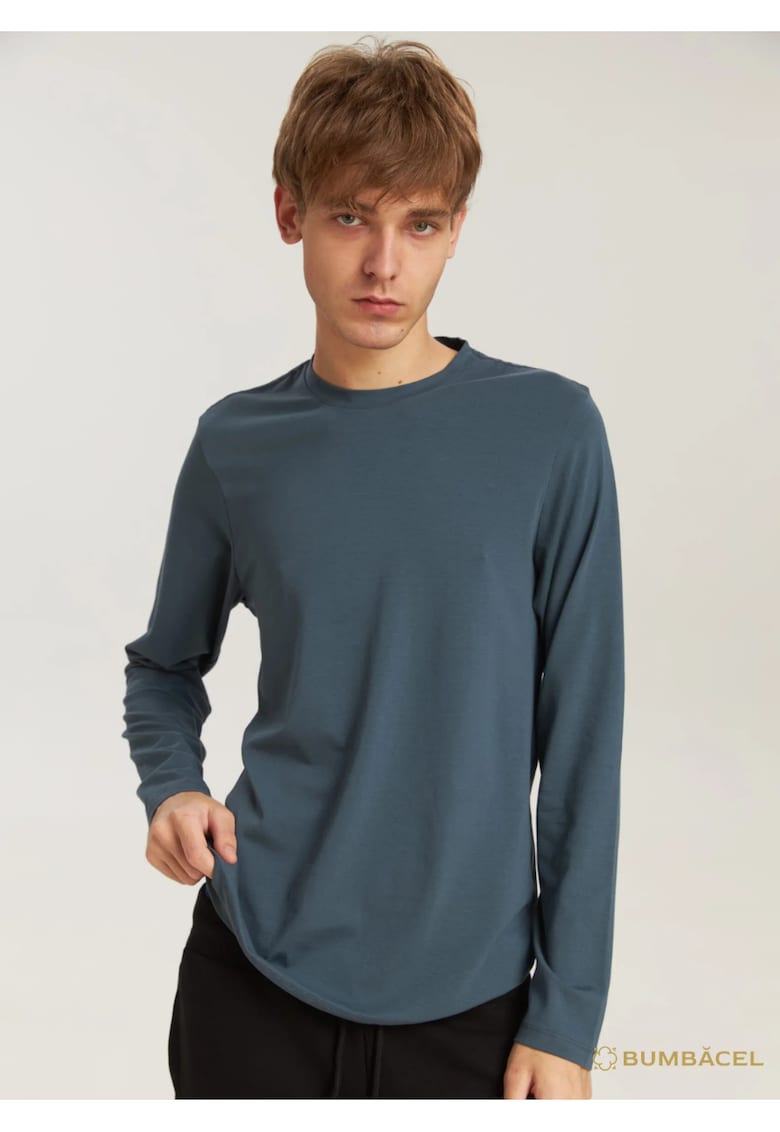 Tricou cu maneca lunga barbat uniton fara gluga din bumbac