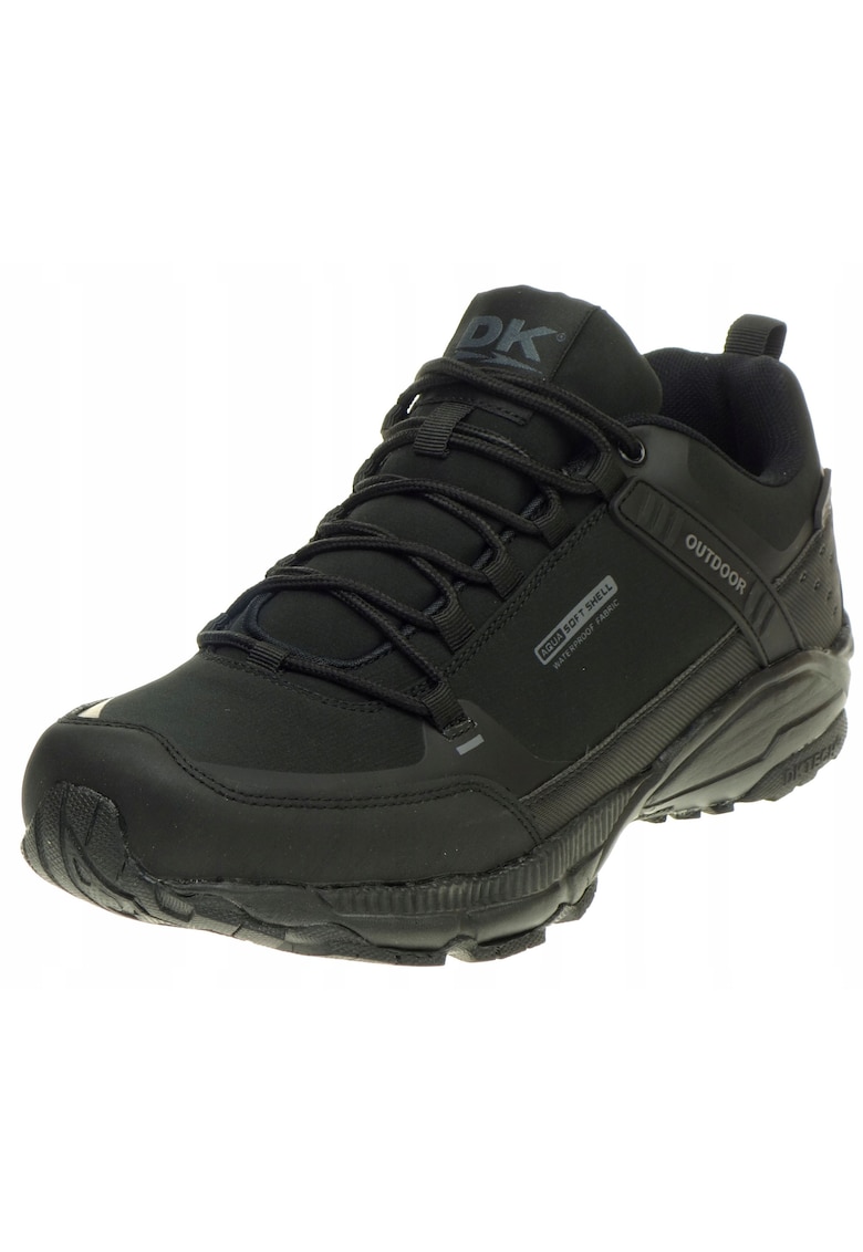 Bocanci barbati trekking SoftShell - negru - fabricatie outdoor
