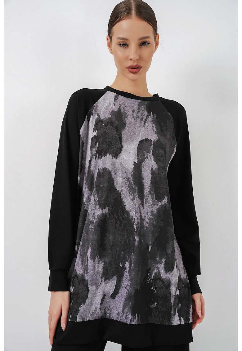 Bluza dama - Viscoza/Poliester - Negru