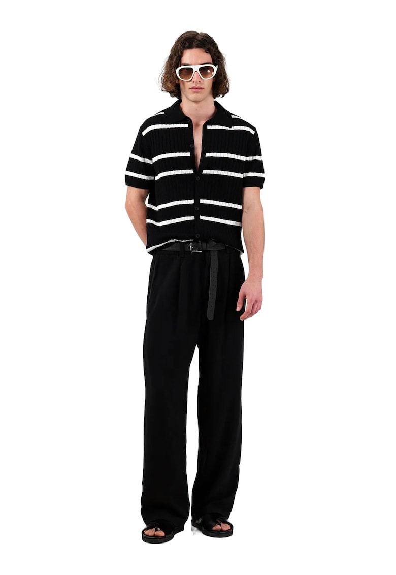 Pantaloni barbati - Modal/Poliester - Negru