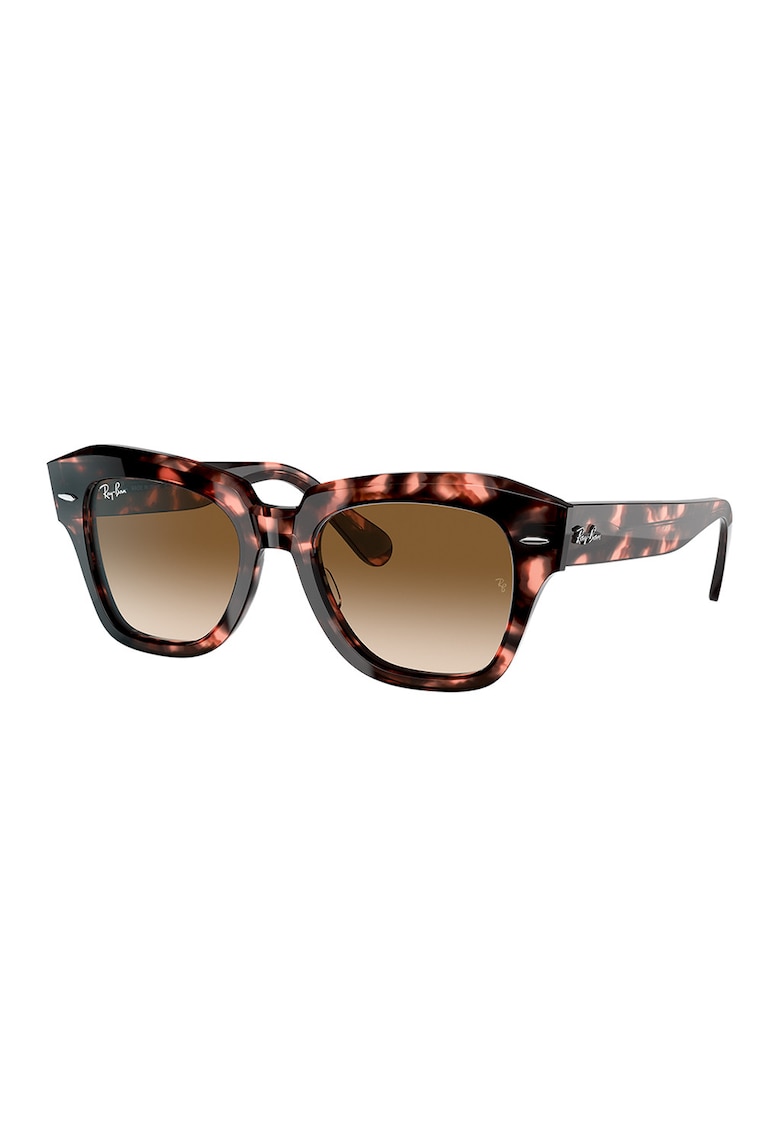 Ochelari de soare patrati unisex cu lentile in degrade