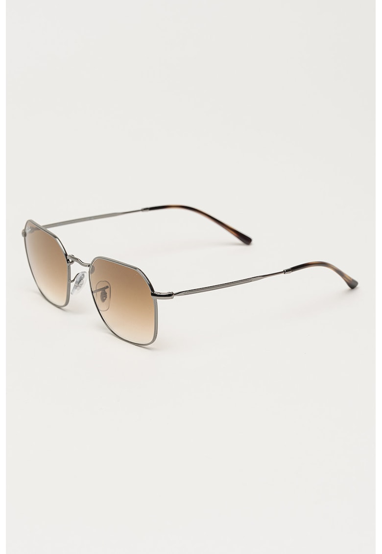 Ochelari de soare unisex cu lentile in degrade - Argintiu/Argintiu deschis