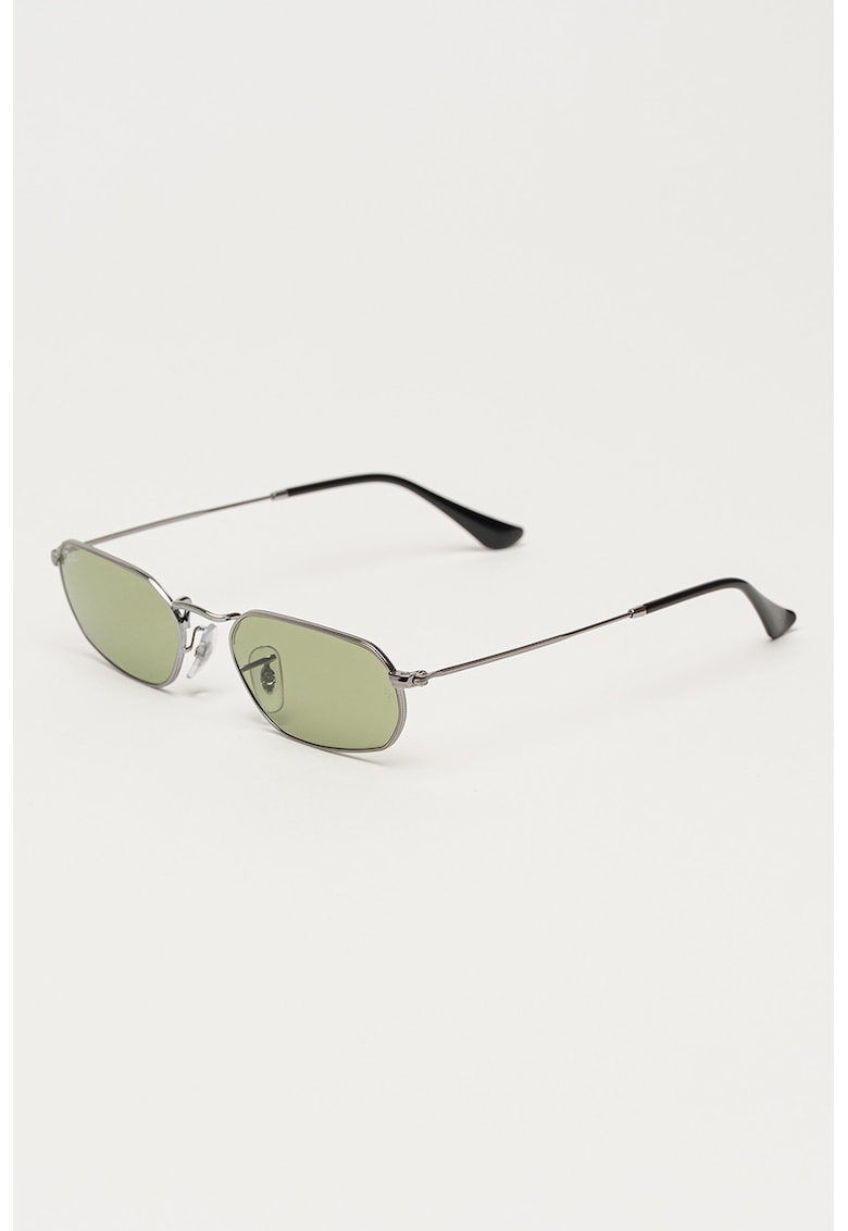 Ochelari de soare unisex cu logo discret - Argintiu