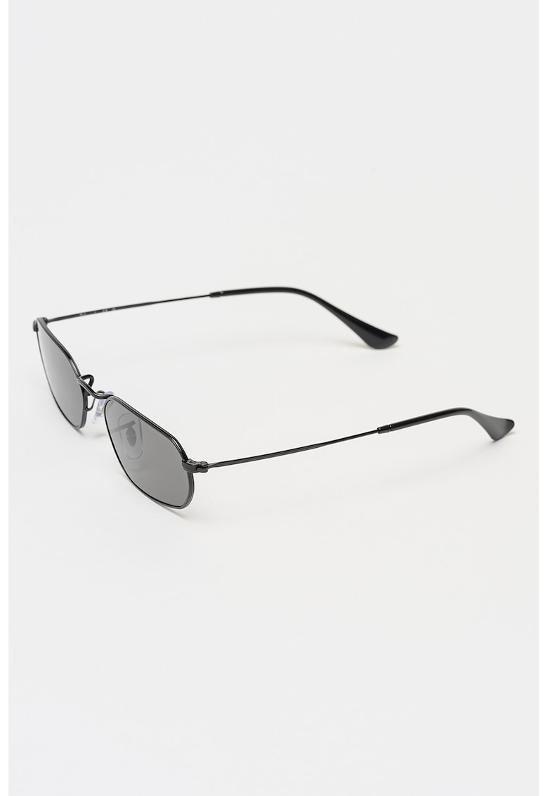 Ochelari de soare unisex cu logo discret - Negru