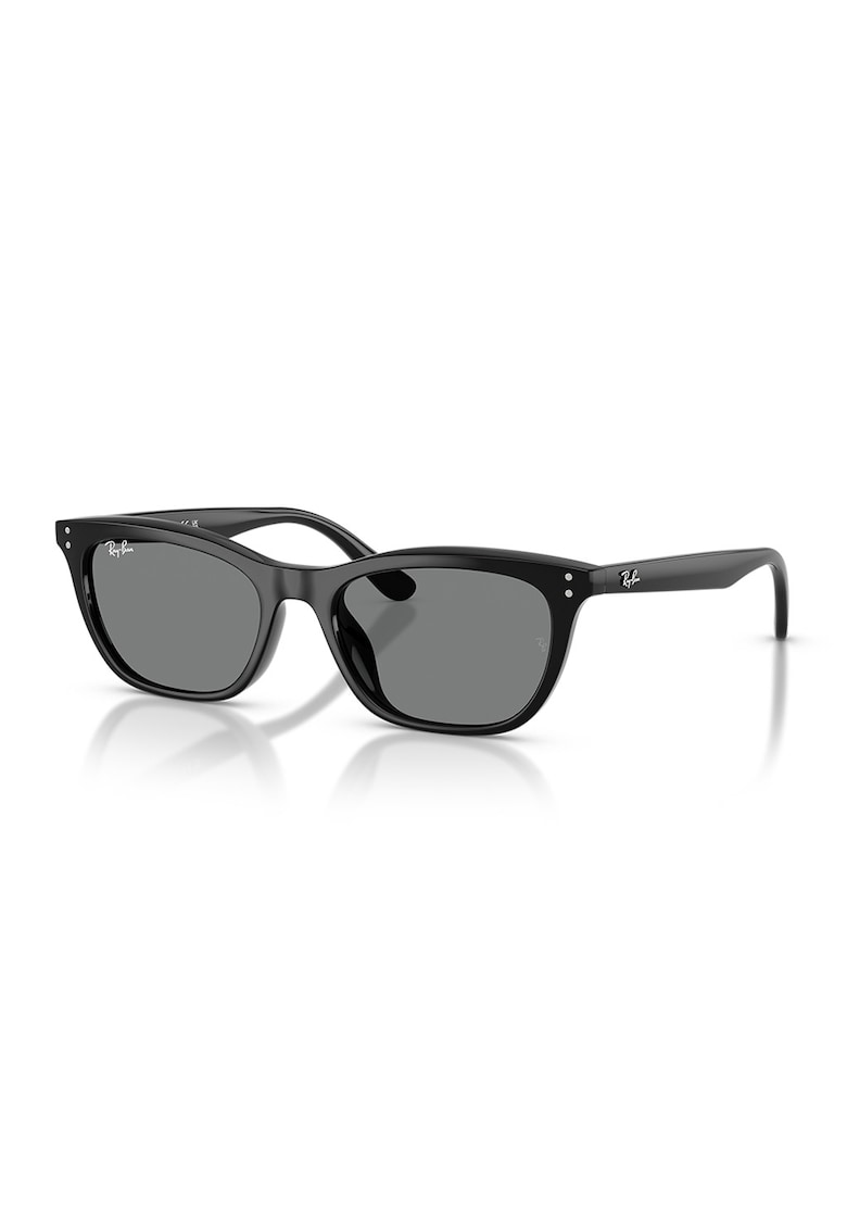 Ochelari de soare unisex cu logo - Negru -