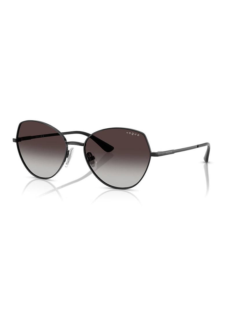 Ochelari de soare butterfly cu rama metalica - Negru