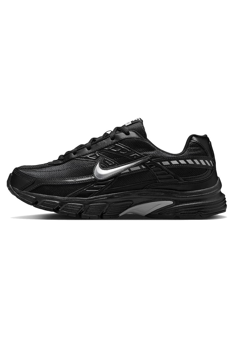 Pantofi sport Initiatior cu insertii din piele - Negru