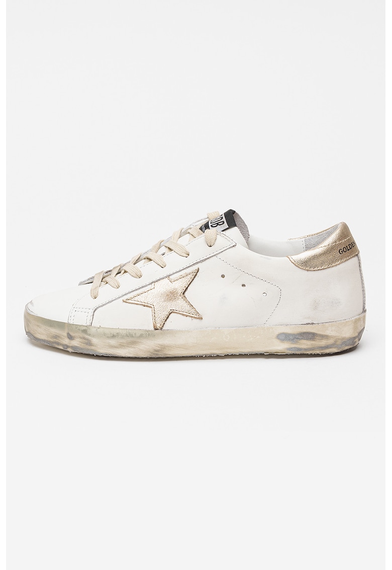 Pantofi sport low-cut Super-Star Classic - Alb/Auriu rose