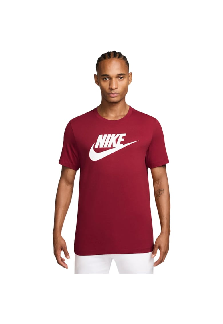 Tricou Icon Futura 59126 - Rosu/Alb