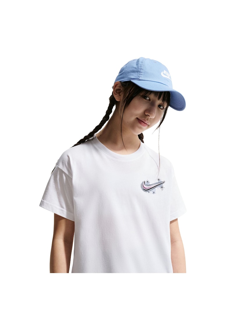 Tricou G Nsw Tee Boy Airbrush IR5190100 Copii Alb M