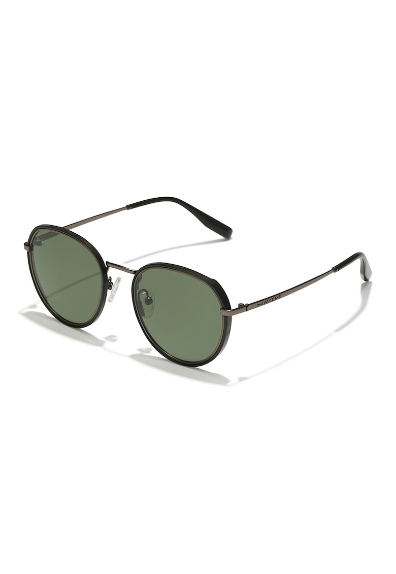 Ochelari de soare cu lentile rotunde si model unisex - Negru