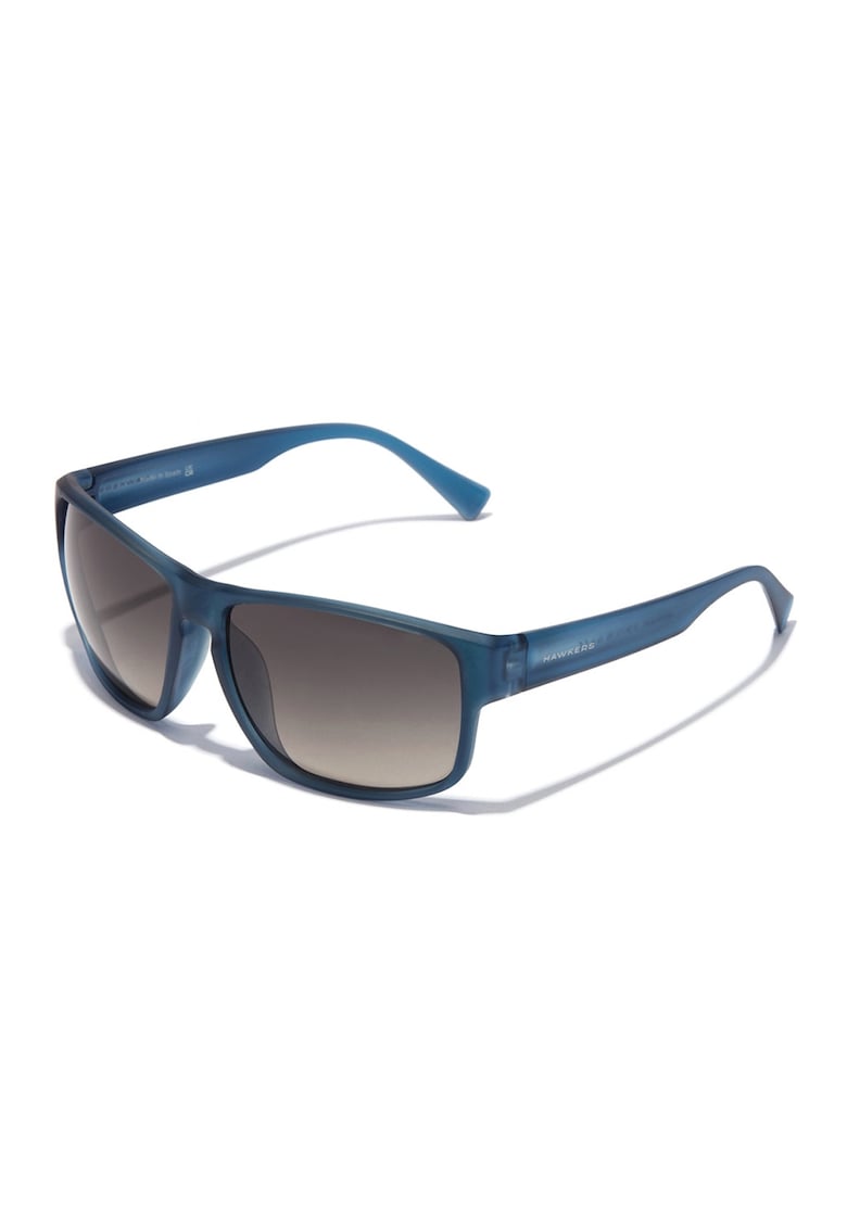 Ochelari de soare cu lentile patrate si model unisex - Albastru prafuit
