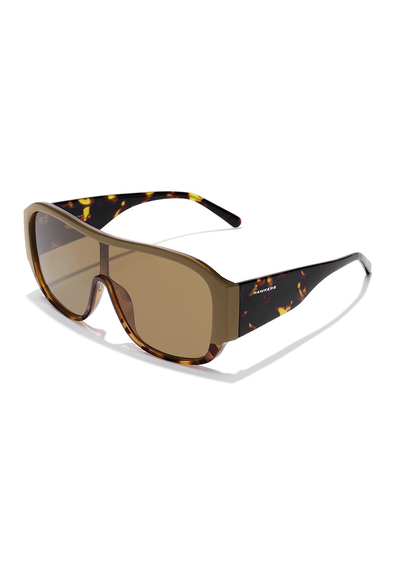 Ochelari de soare shield cu model unisex - Maro inchis