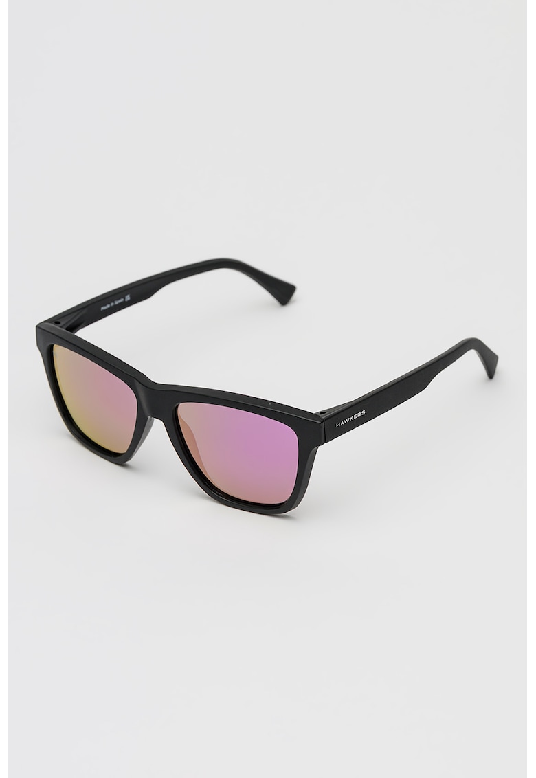 Ochelari de soare patrati unisex - Negru