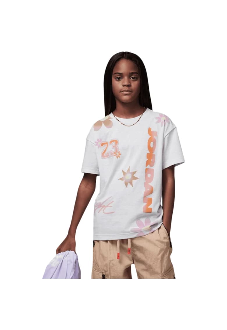 Tricou Deloris Flowers 59111 - Alb