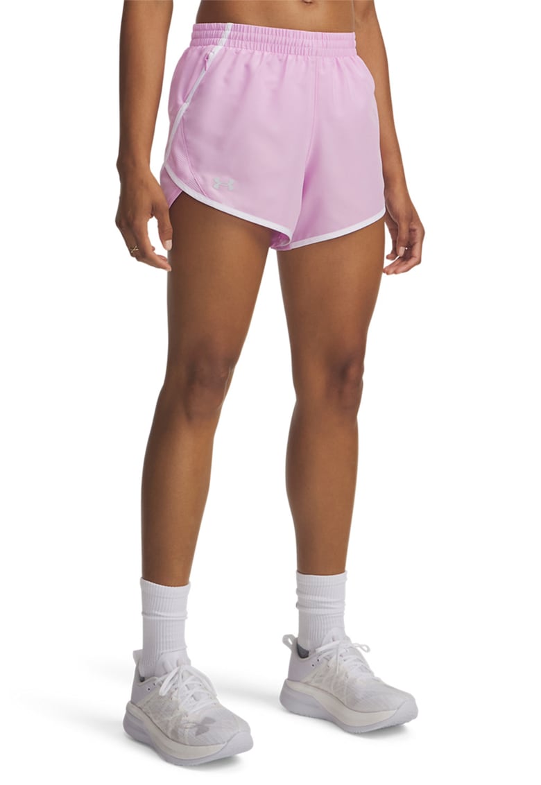 Pantaloni scurti pentru alergare Fly By 3'' - Roz bombon