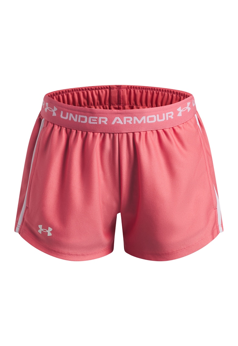 Pantaloni scurti cu logo Tech Play - Rosu deschis