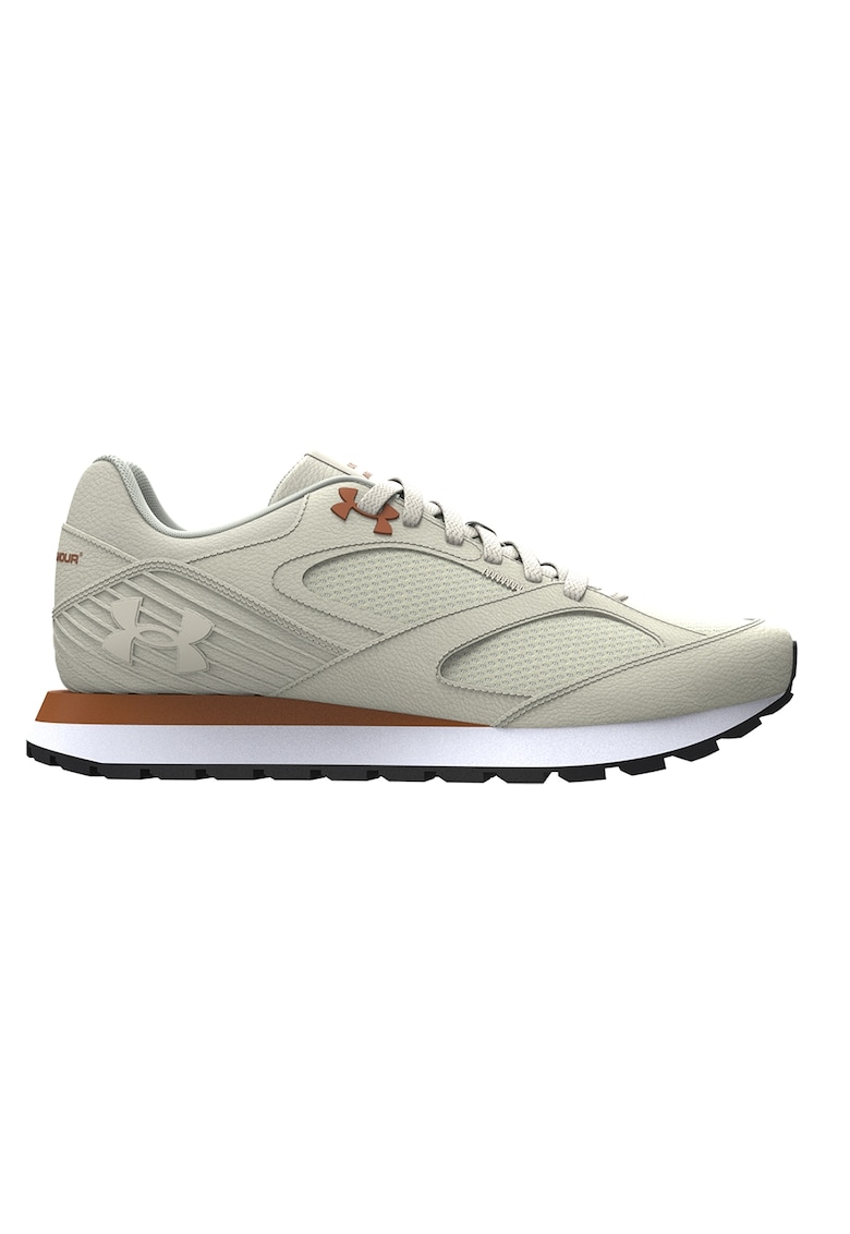 Pantofi sport Jogger cu garnituri din piele - Bej/Maro Siena - Under Armour - imagine 1