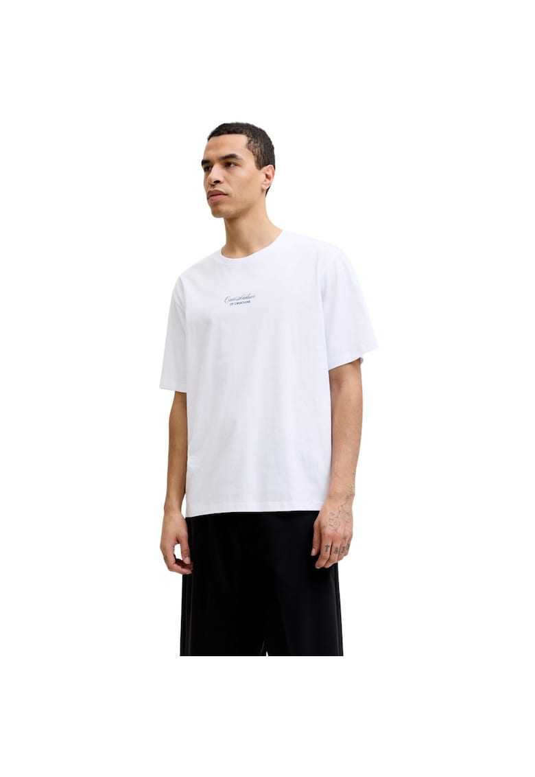 Tricou JACK &JONES Art Print SS 59411 - Alb