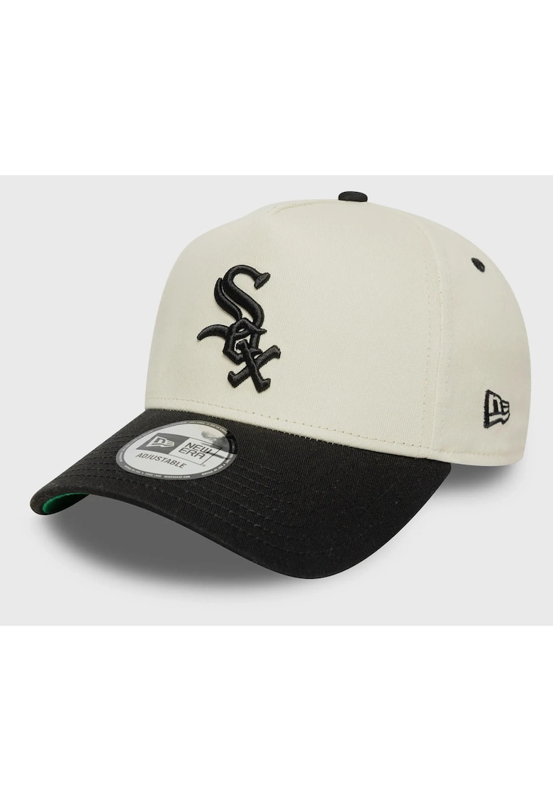 Sapca ajustabila cu broderie in relief Asg Patch 9Forty Frame White Sox