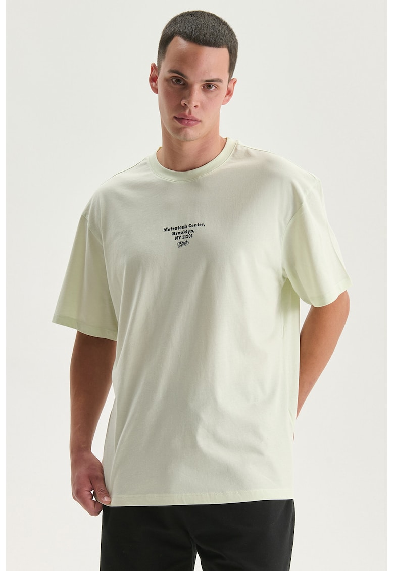 Tricou cu imprimeu - Verde pal