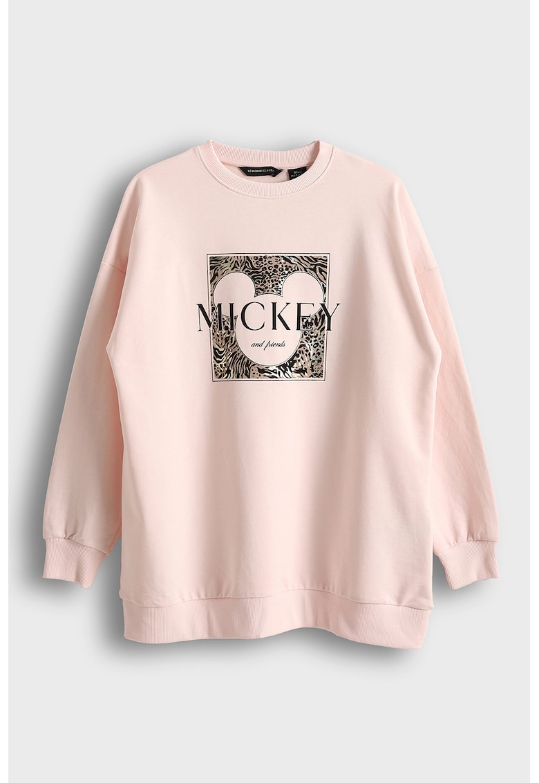 Bluza de trening cu Mickey Mouse - Roz deschis