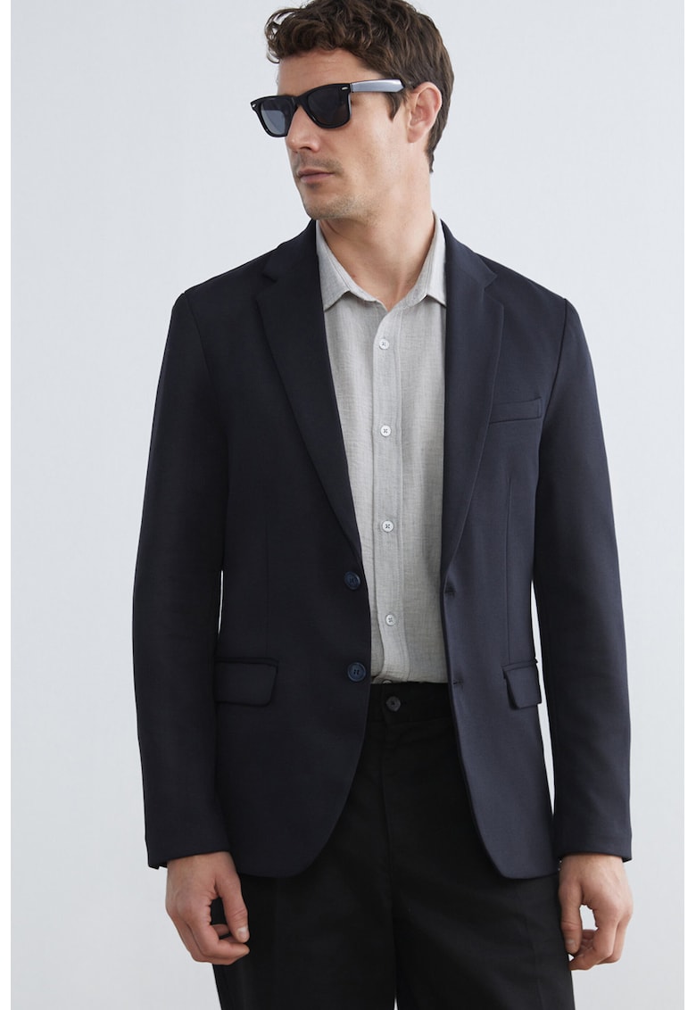 Sacou slim fit - Albastru ultramarin