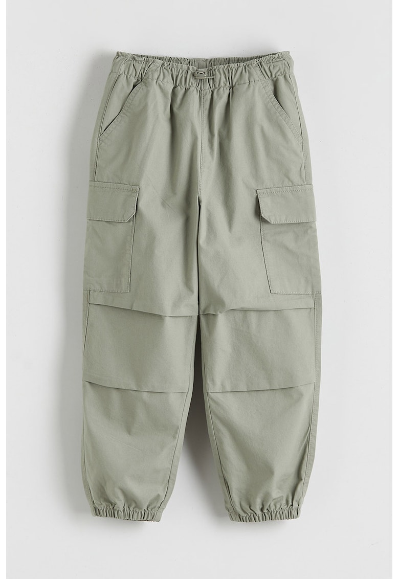 Pantaloni cargo bufanti - Verde pal