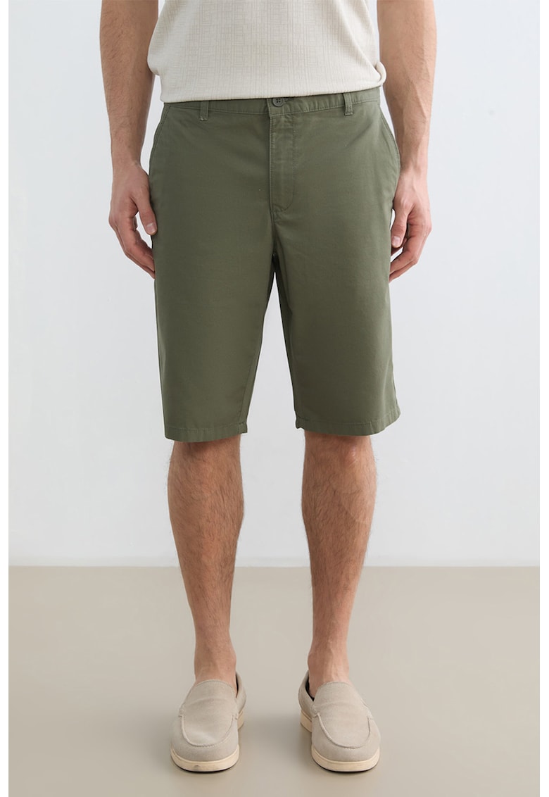 Bermude chino de bumbac - Sage Green