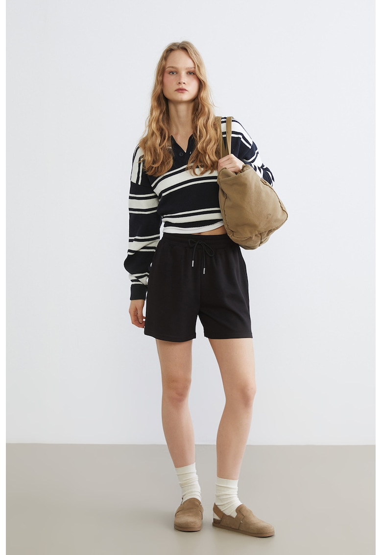 Pantaloni de trening scurti - Negru