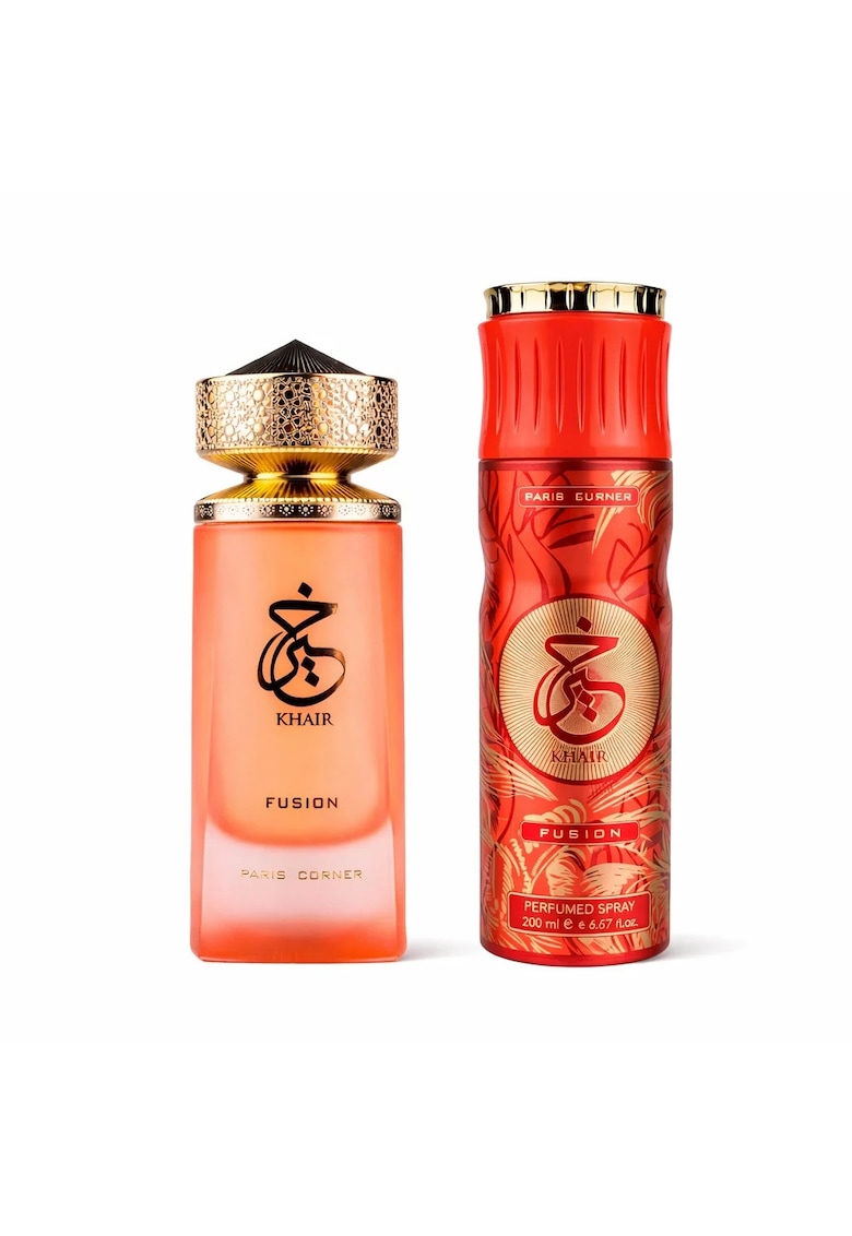 Set cadou Khair Fusion Femei - Apa de Parfum - 100 ml + Deodorant Spray - 200ml