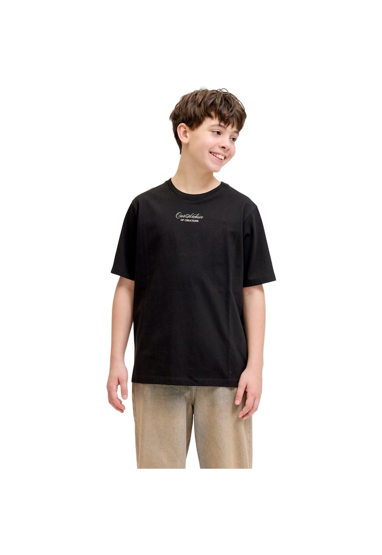 Tricou JACK &JONES Art Print SS JNR 59421 - Negru