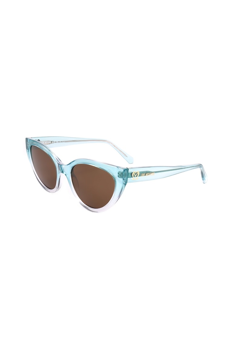 Ochelari de soare cat-eye cu lentile uni