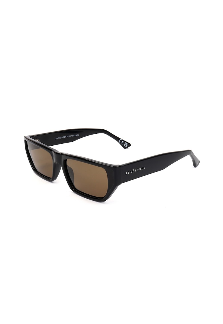 Ochelari de soare dreptunghiulari - Negru