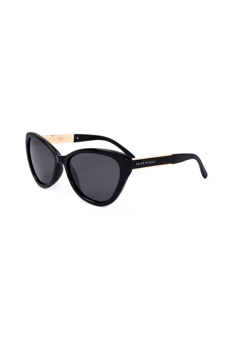 Ochelari de soare butterfly cu accente metalizate - Auriu/Negru