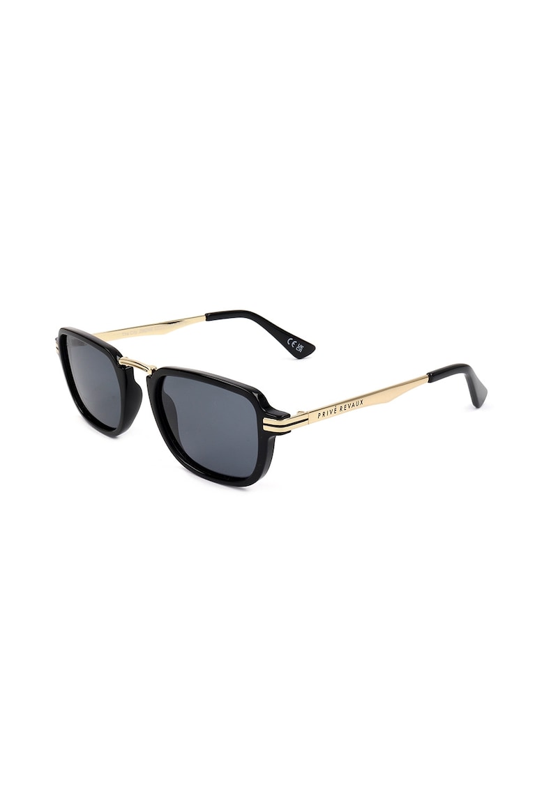 Ochelari de soare cu lentile uni - Auriu/Negru