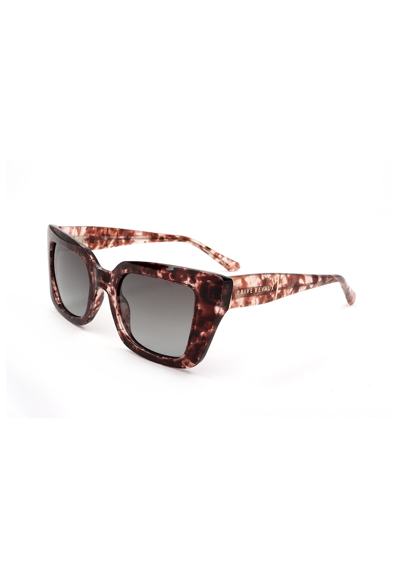 Ochelari de soare cat-eye polarizati - Maro/Piersica