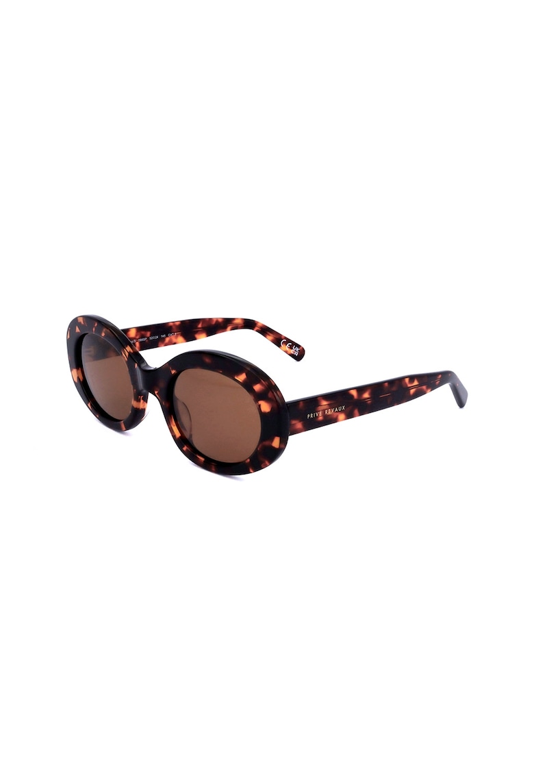 Ochelari de soare cu model animal print - Maro/Bej