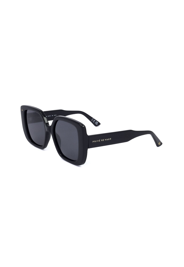 Ochelari de soare patrati - Negru