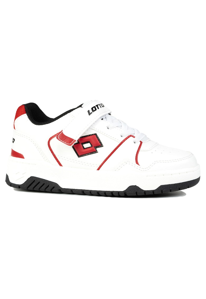 Pantofi sport copii - BOXSCORE K - usori - alb - sintetic - velcro