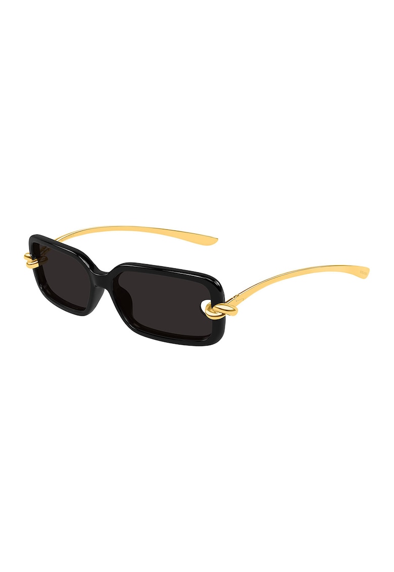 Ochelari de soare dreptunghiulari - Auriu/Negru