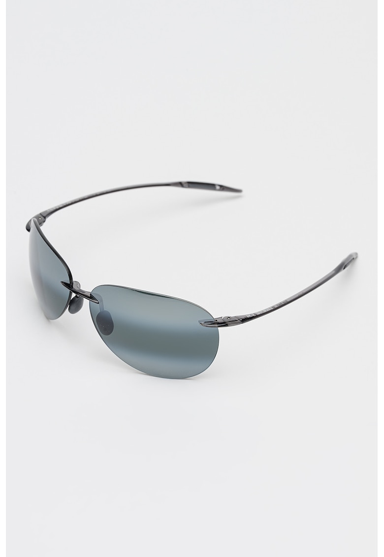 Ochelari de soare unisex polarizati Sugar Beach - Argintiu inchis
