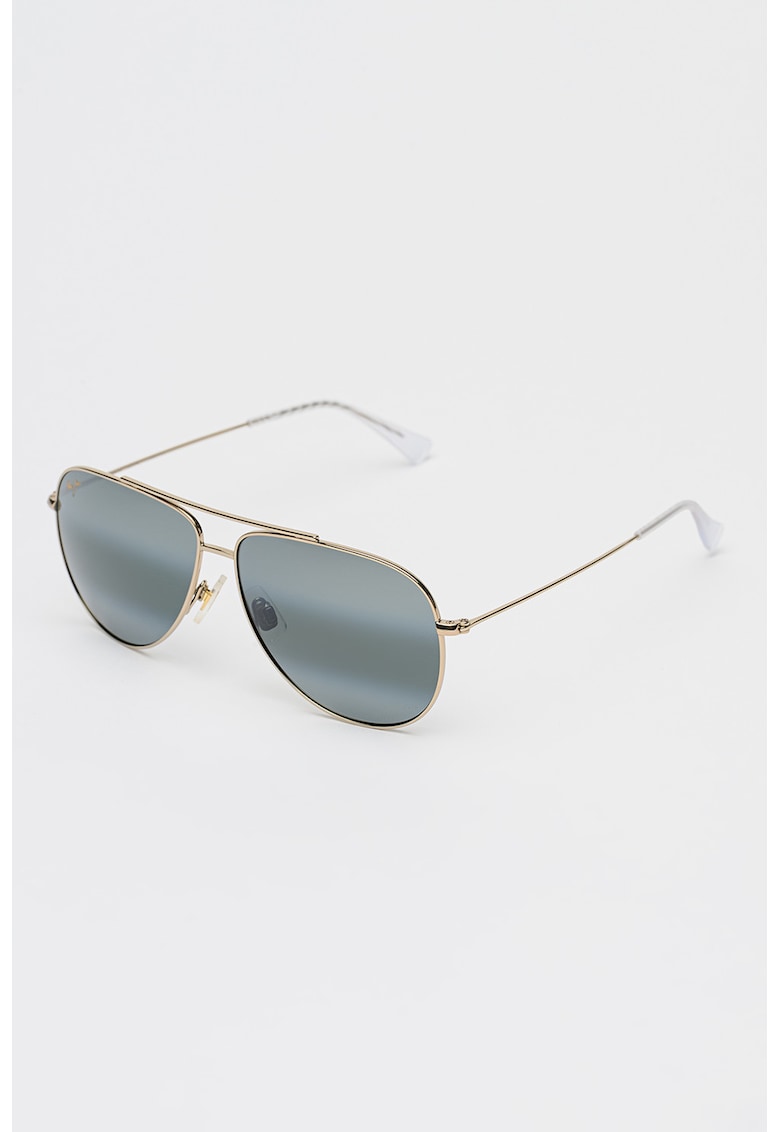 Ochelari de soare aviator polarizati Hau‘oli - Argintiu
